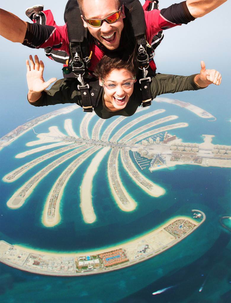 Going to Dubai - Skydiving in Dubai 